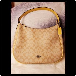 Coach Signature Canvas Shoulder Bag